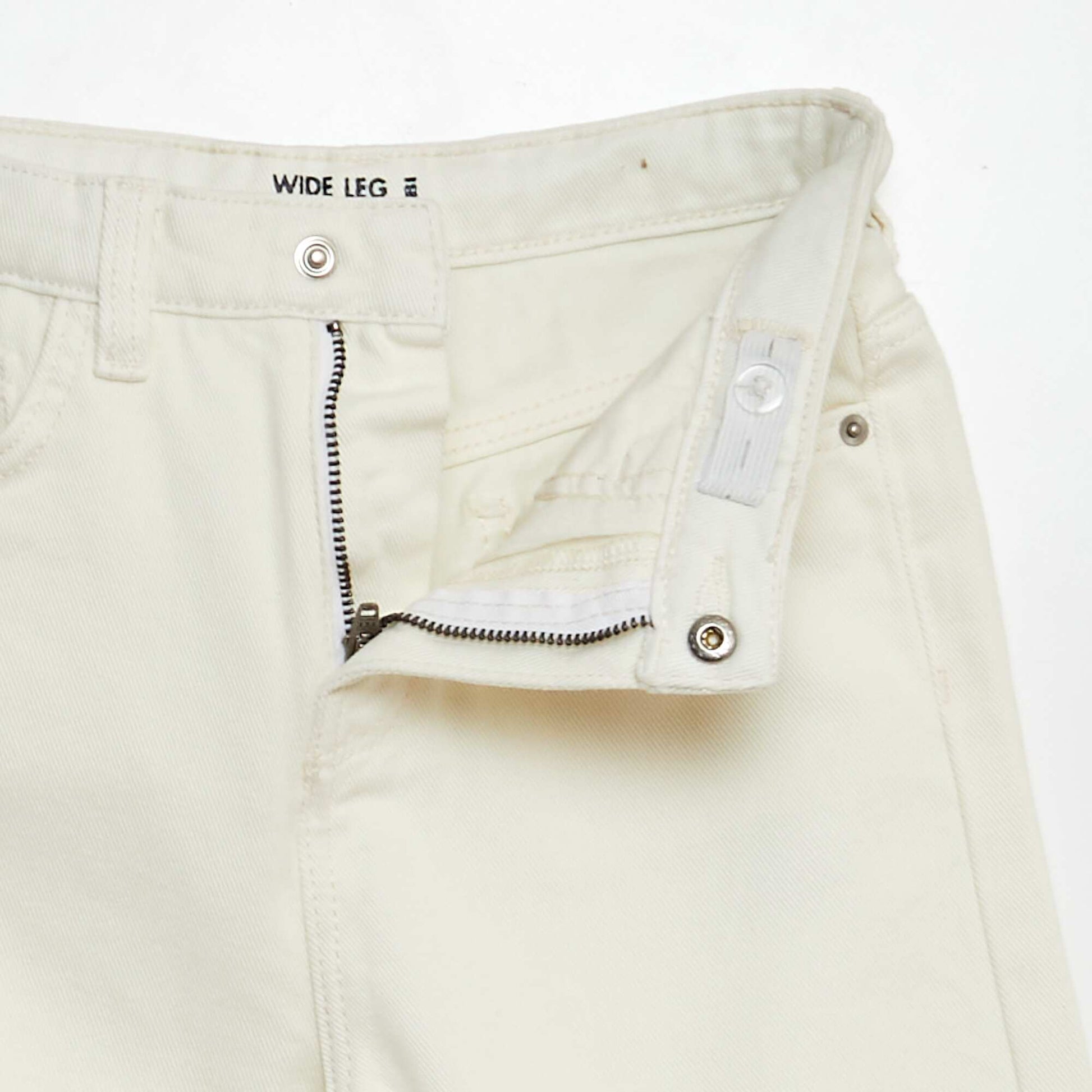 Pantalón wide leg BLANCO