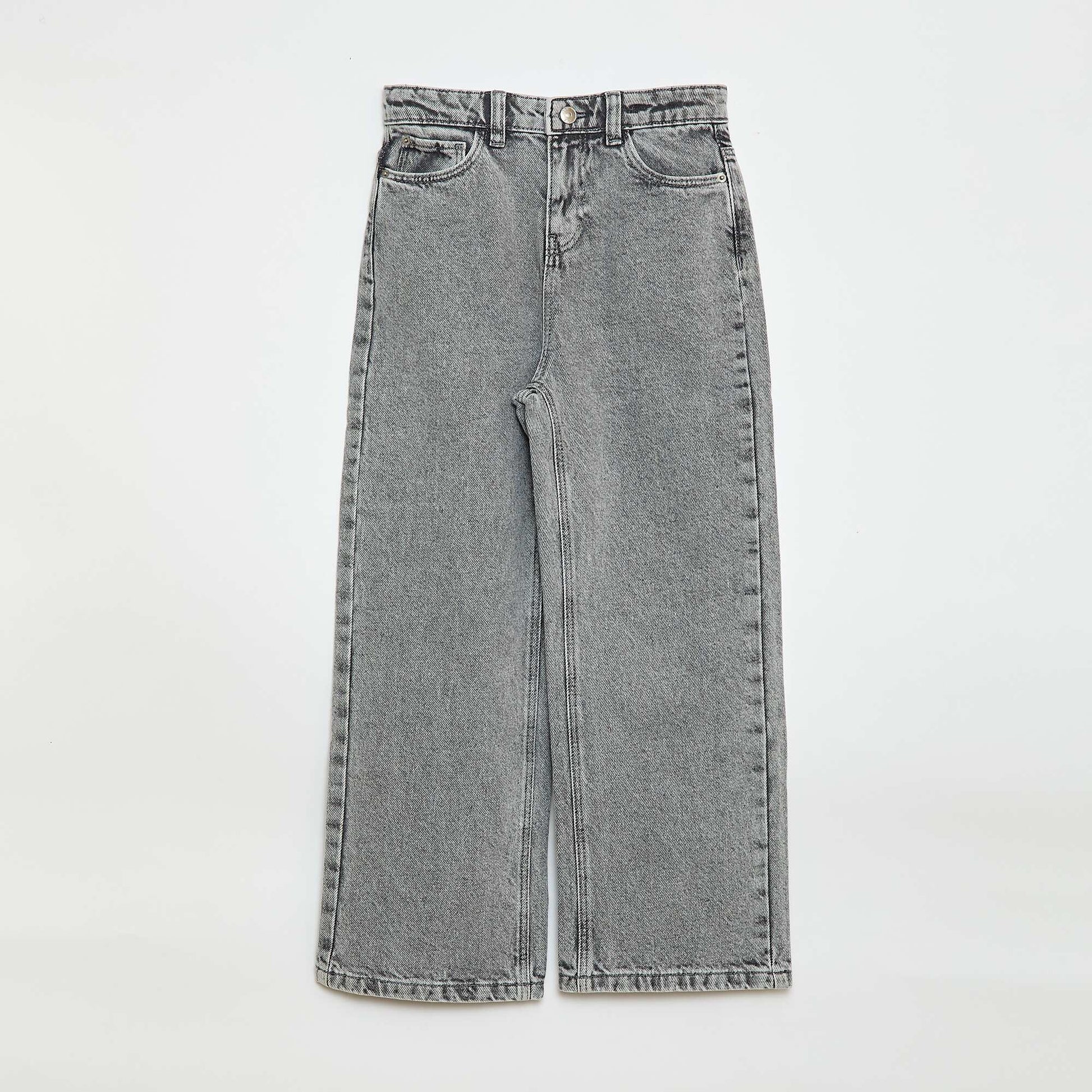 Pantalón wide leg GRIS