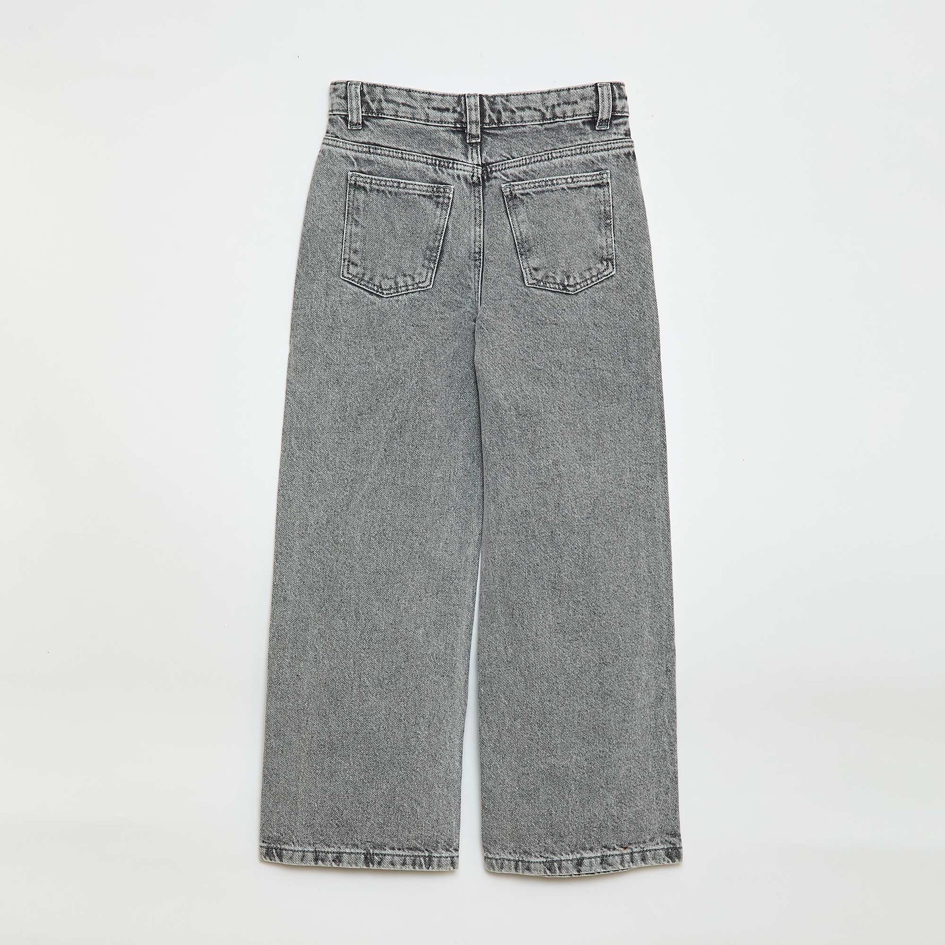 Pantalón wide leg GRIS