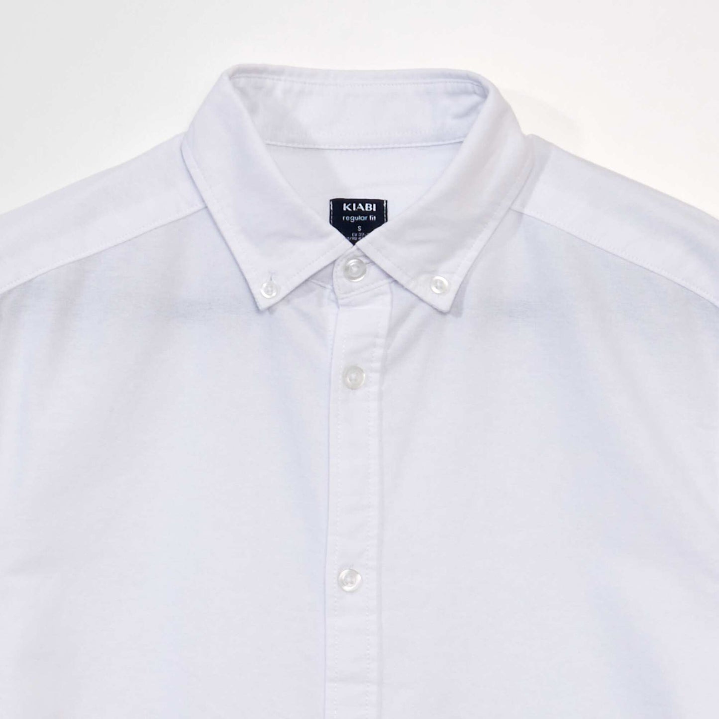 Camisa de algodón oxford blanco