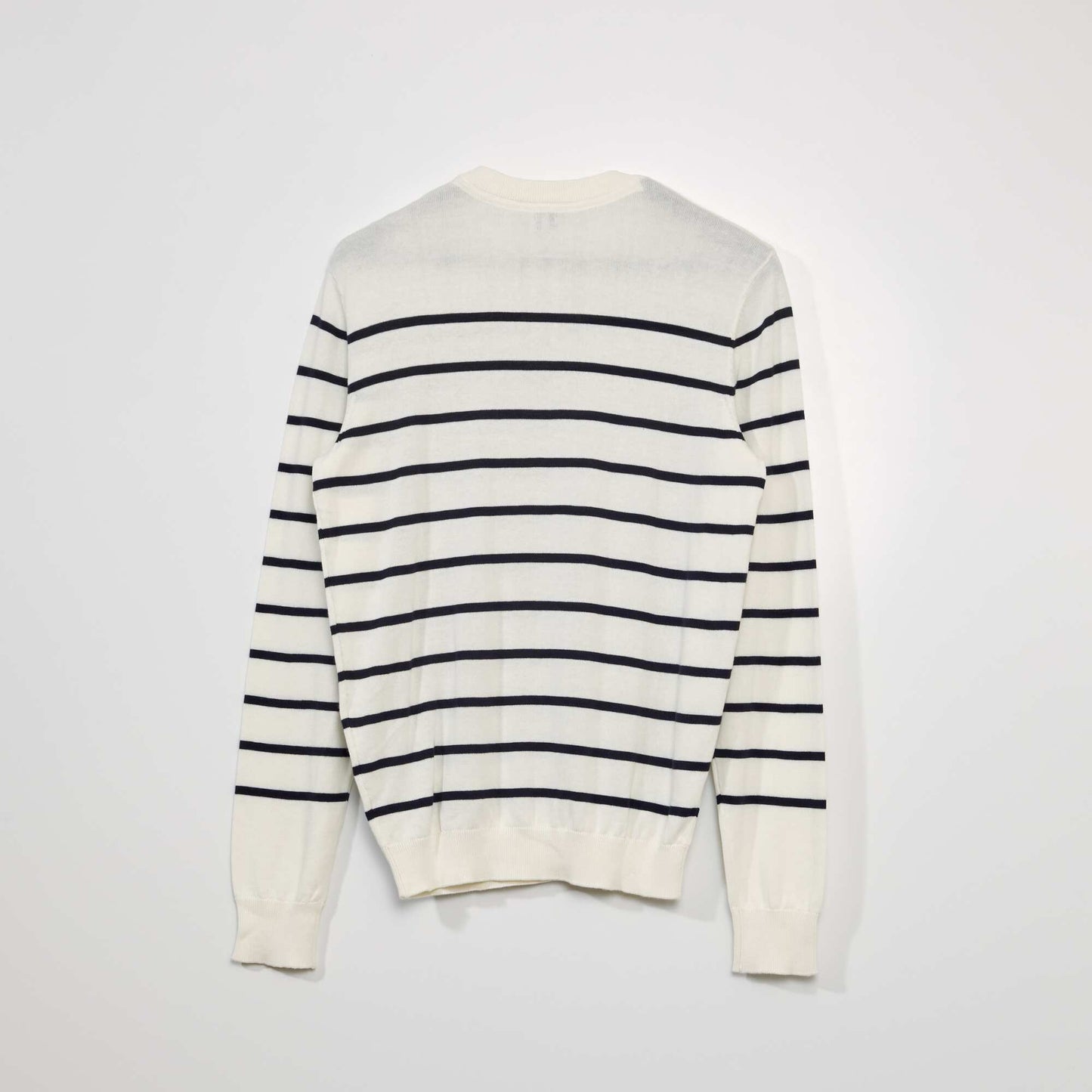 Sweater de punto tipo marinero BLANCO