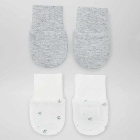 Pack de 2 pares de manoplas antiarañazos BLANCO