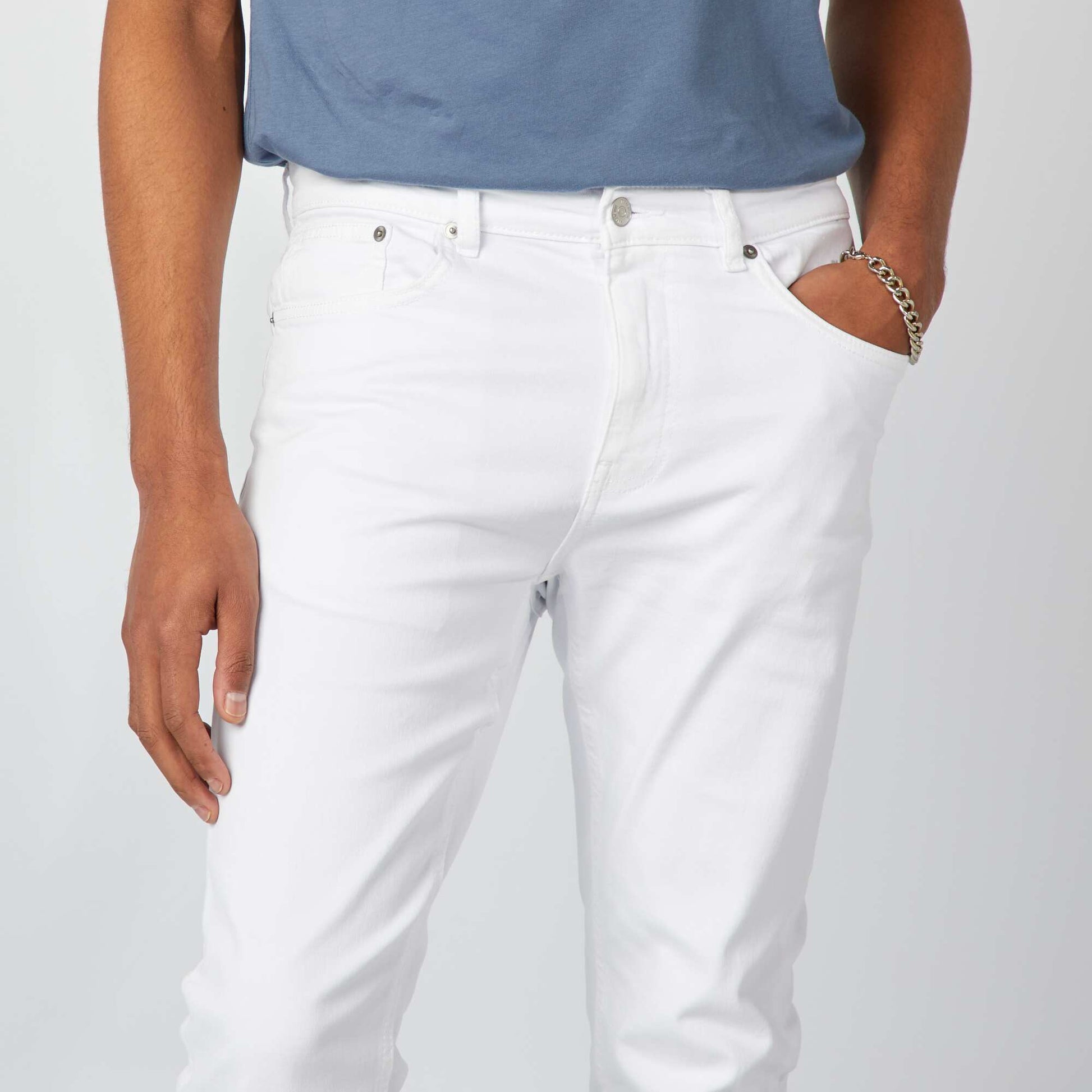 Jean slim - L32 BLANCO
