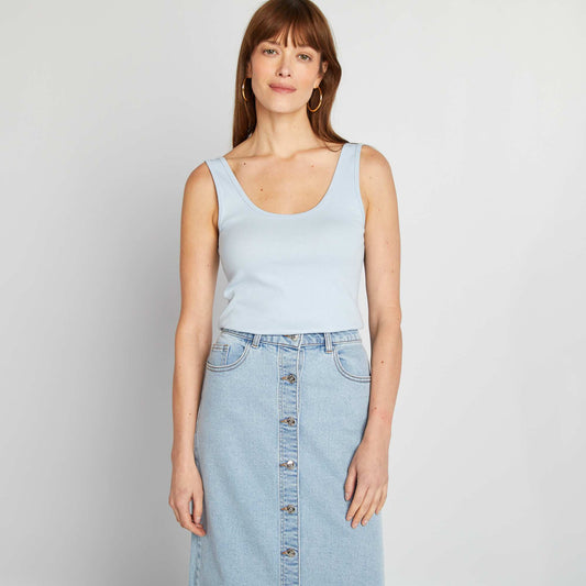 Camiseta sin mangas AZUL