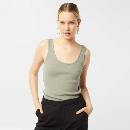 Camiseta sin mangas VERDE
