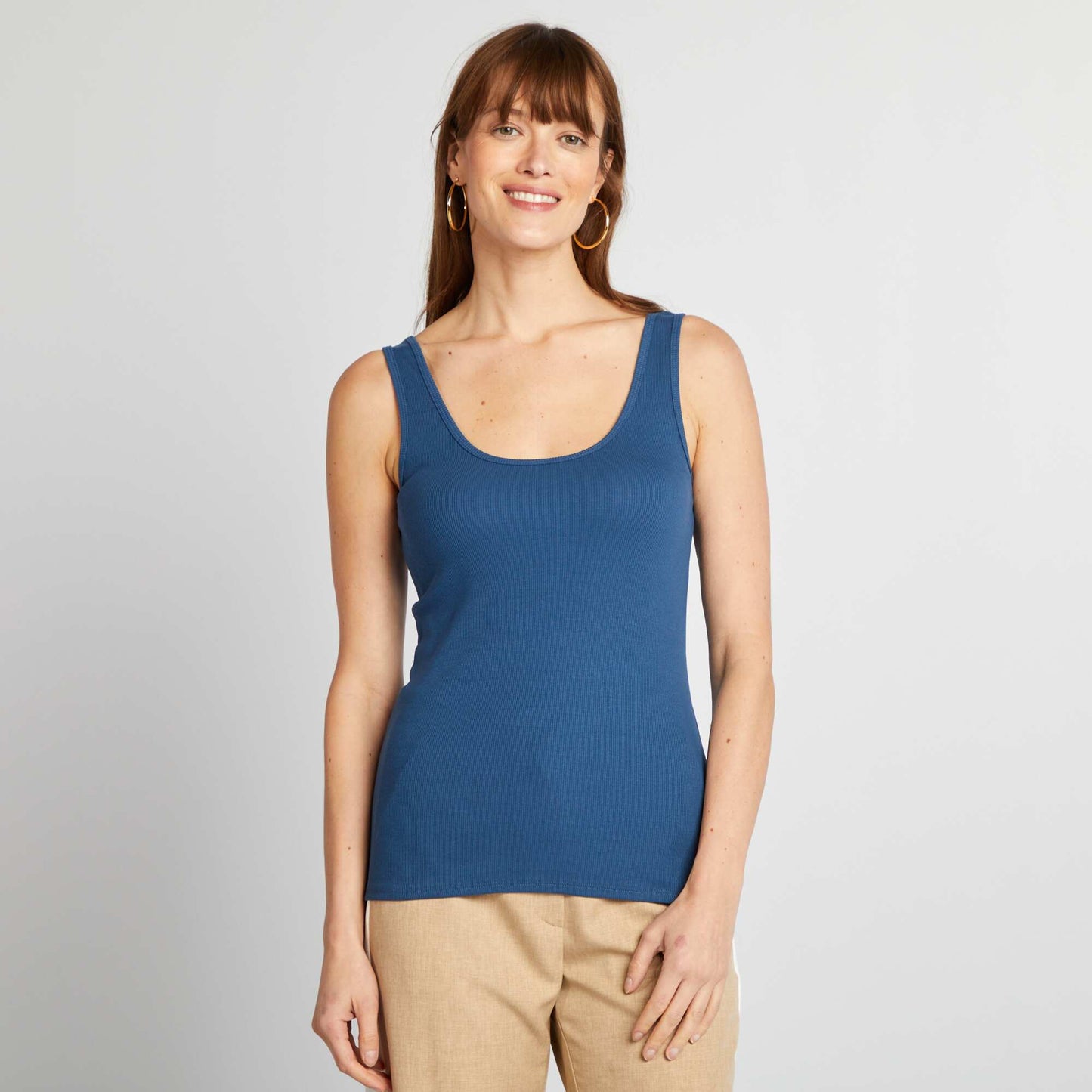 Camiseta sin mangas AZUL