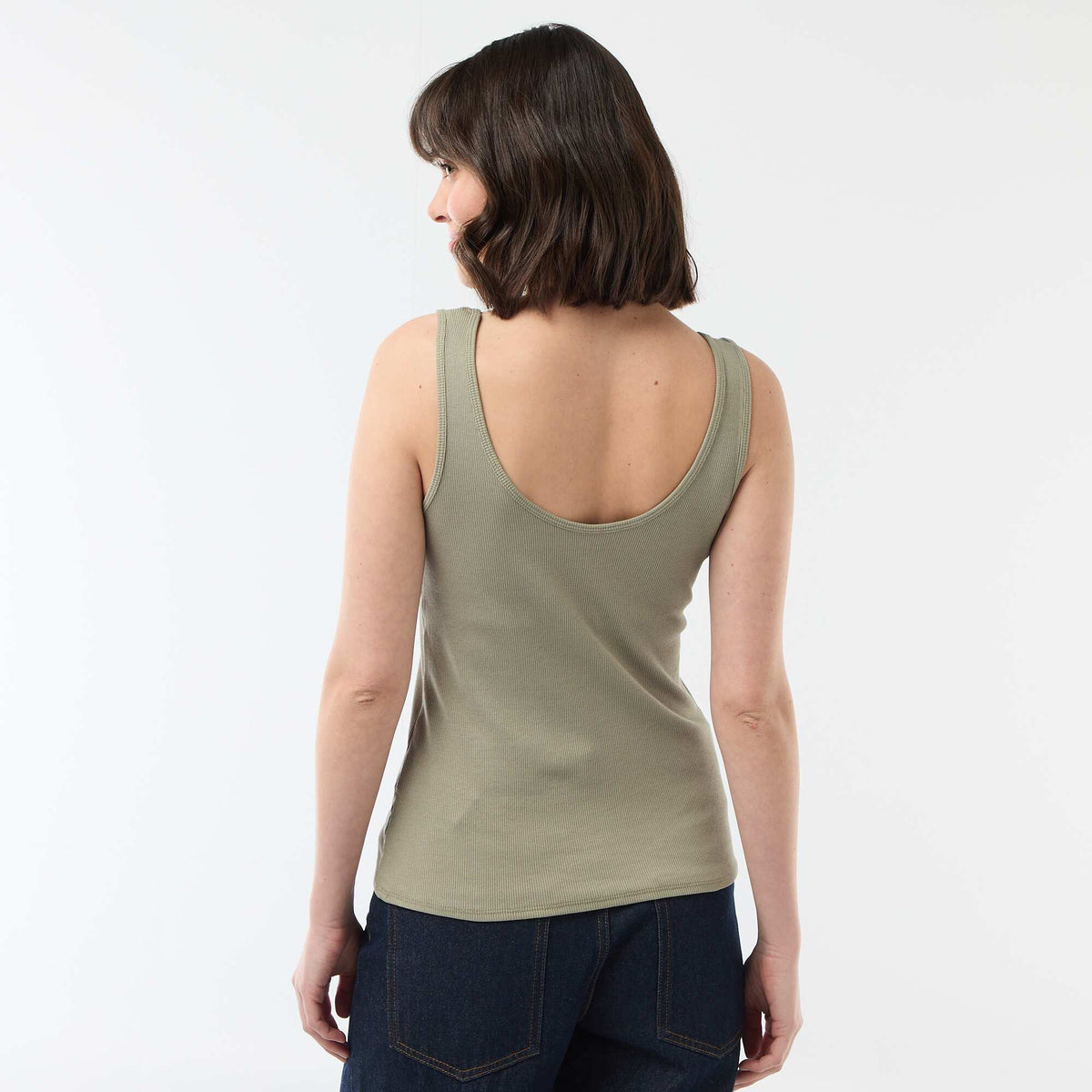 Camiseta sin mangas KAKI