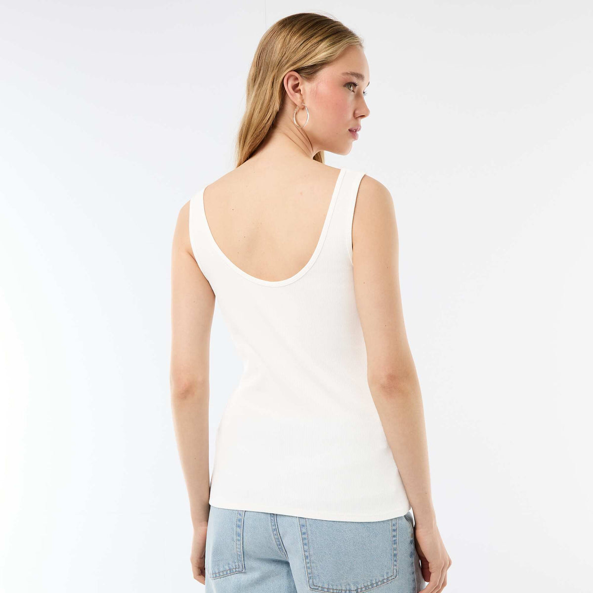 Camiseta sin mangas BLANCO