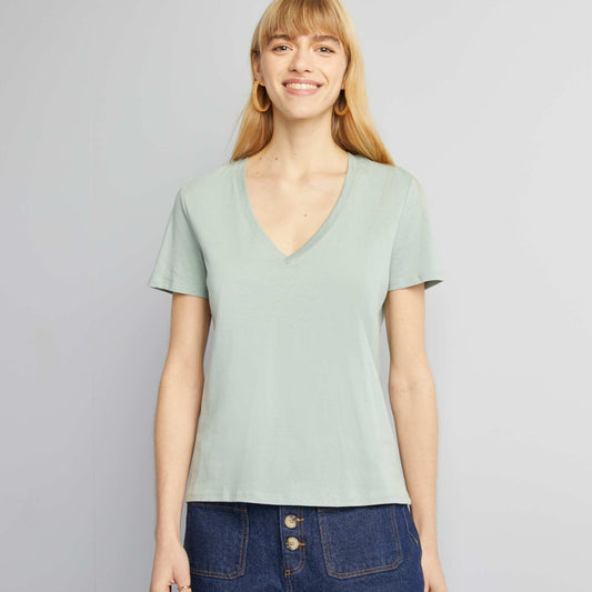 Camiseta básica VERDE