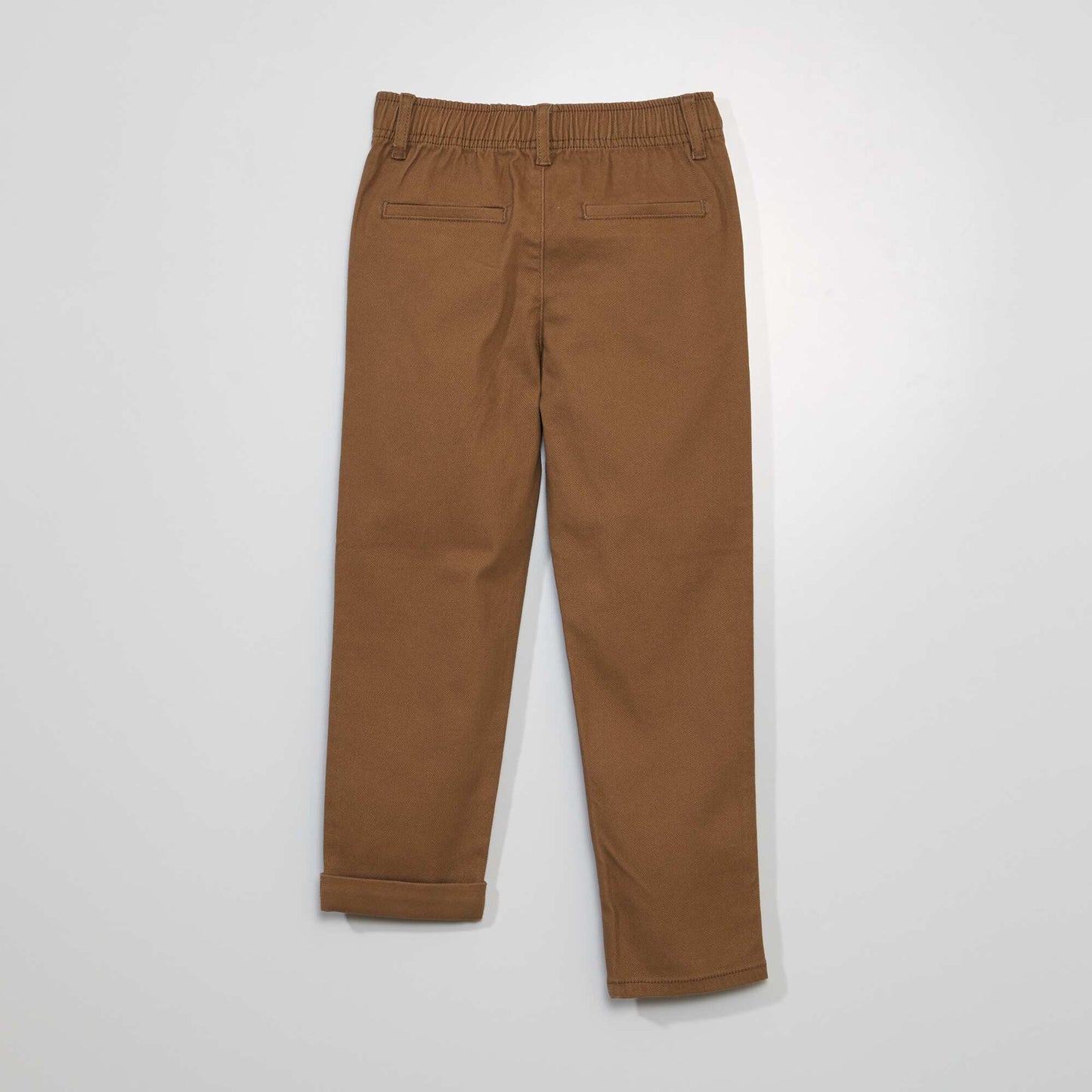 Pantalón chino de tejido elástico BEIGE