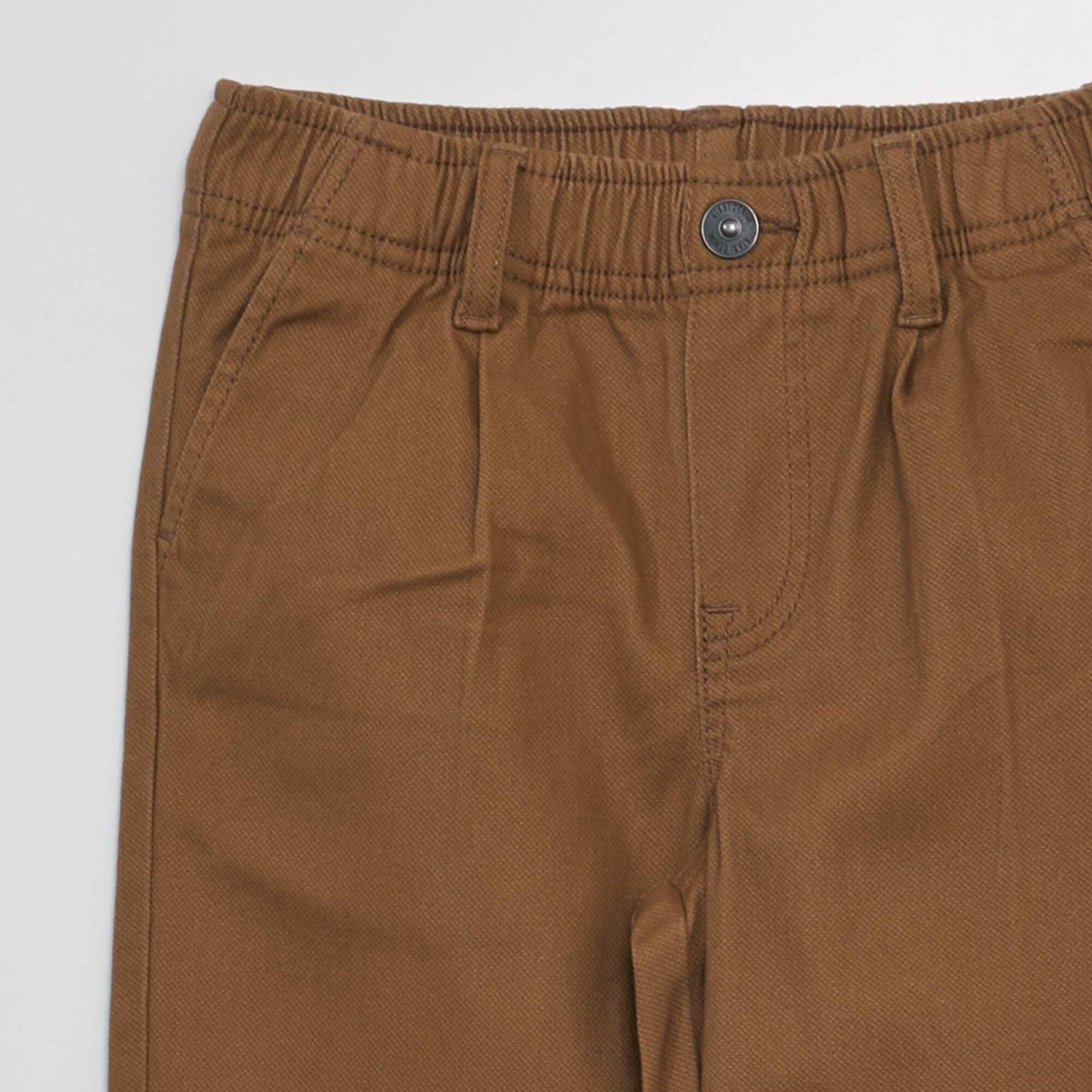 Pantalón chino de tejido elástico BEIGE