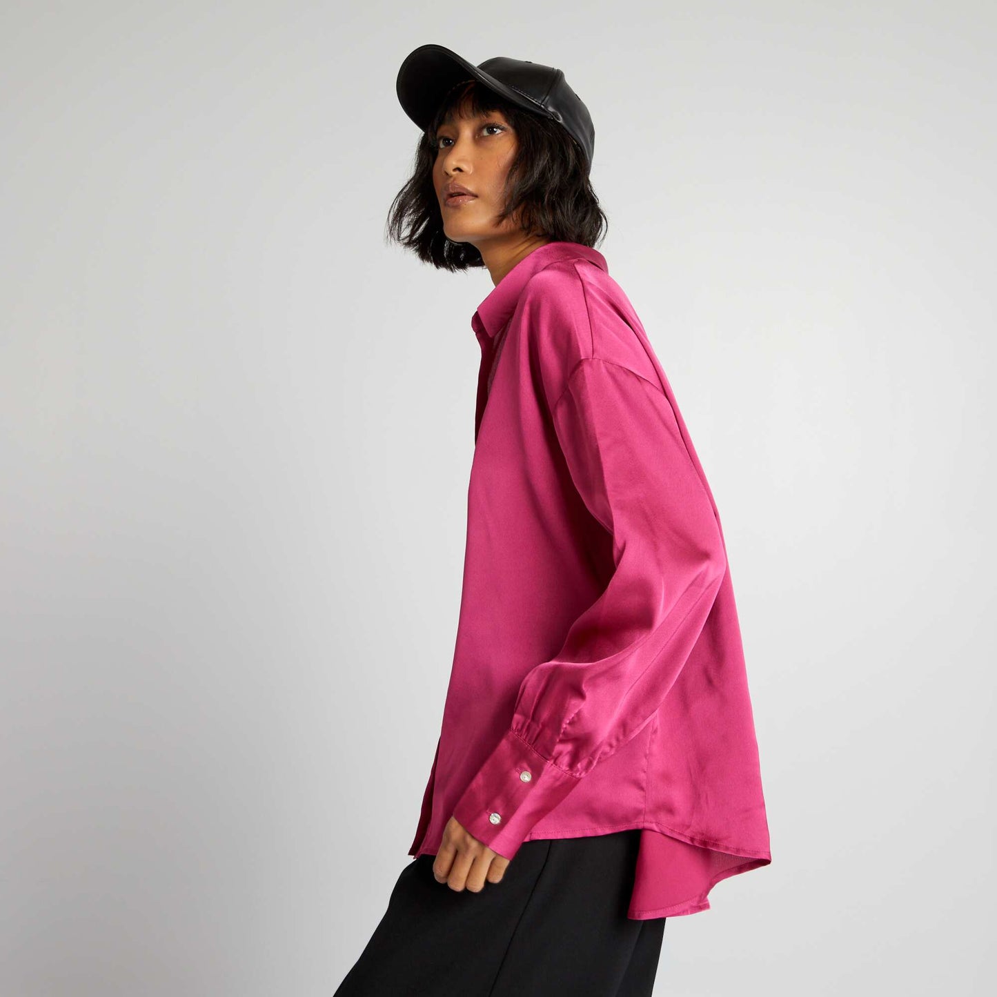 Blusa satinada ROSA