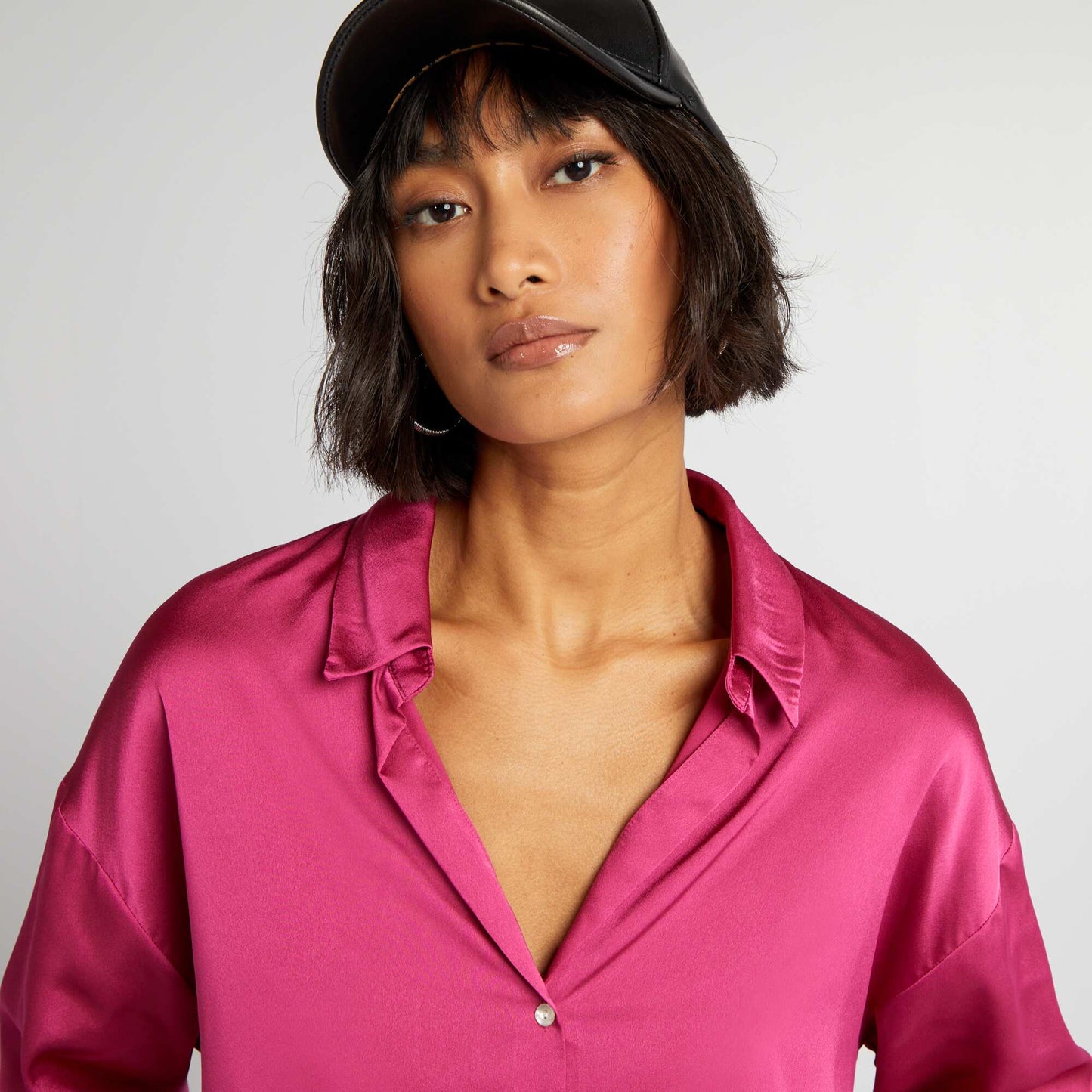 Blusa satinada ROSA