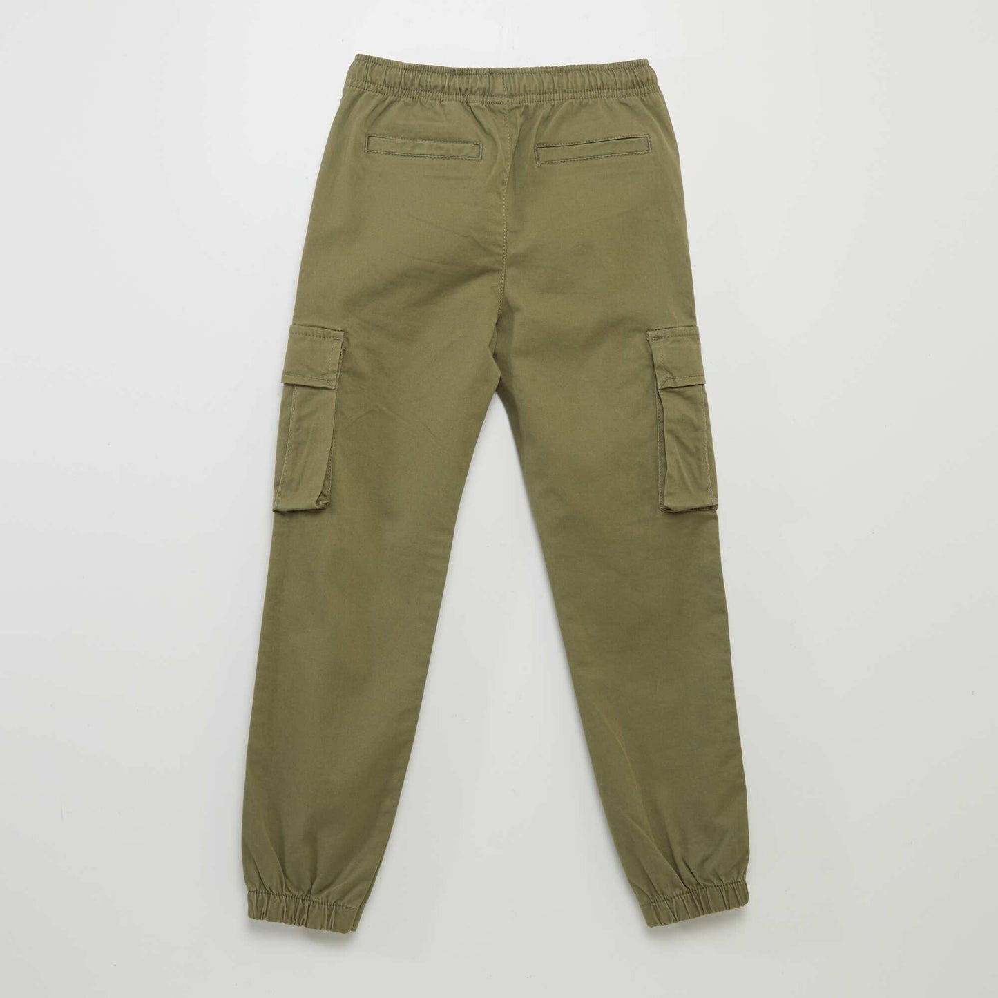 Pantalón elástico multibolsillos VERDE