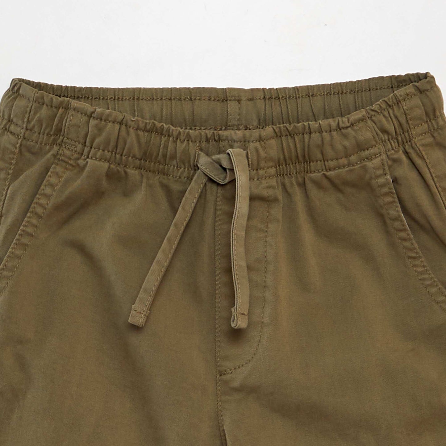 Pantalón elástico multibolsillos KAKI