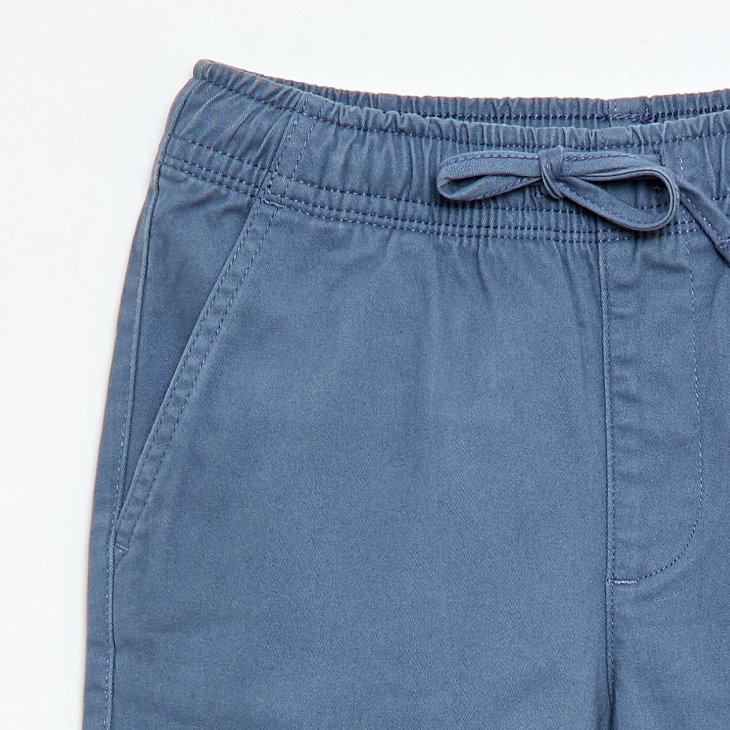 Pantalón elástico multibolsillos AZUL