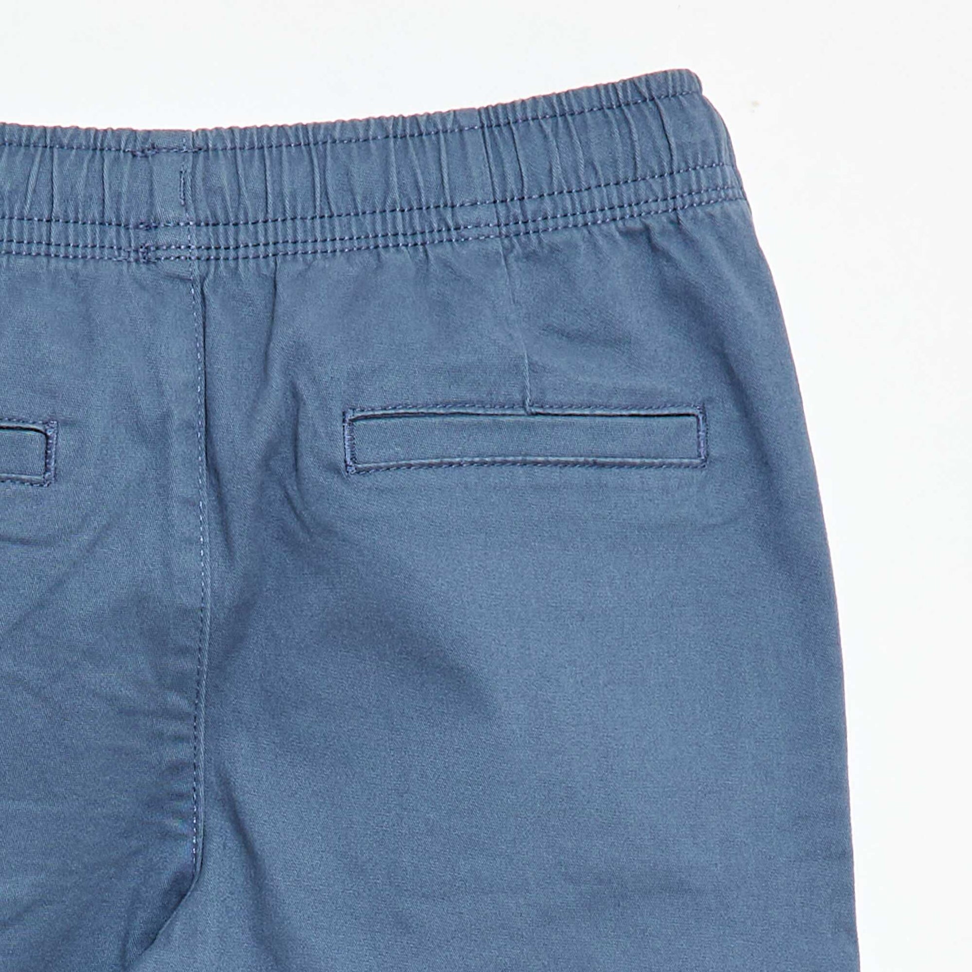Pantalón elástico multibolsillos AZUL