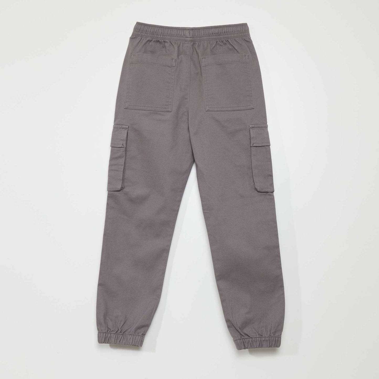 Pantalón elástico multibolsillos GRIS