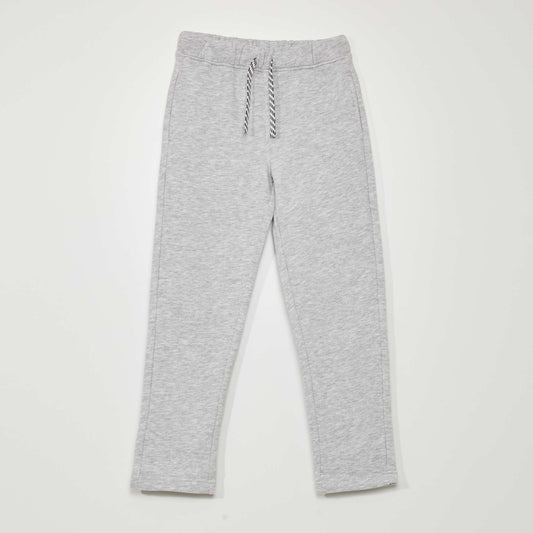 Jogging jaspeado con cintura ajustable GRIS