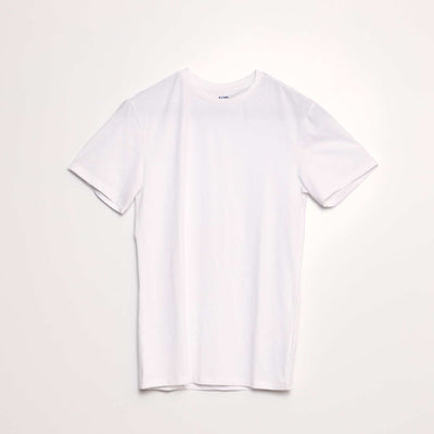 Camiseta lisa - Slim fit blanco