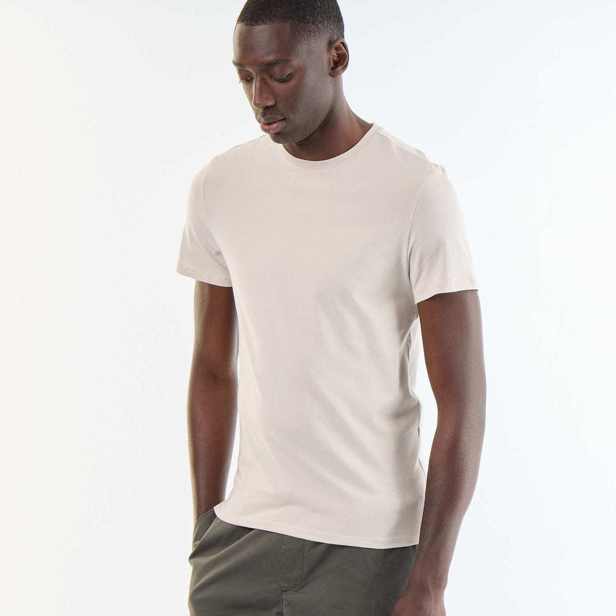 Camiseta lisa - Slim fit GRIS