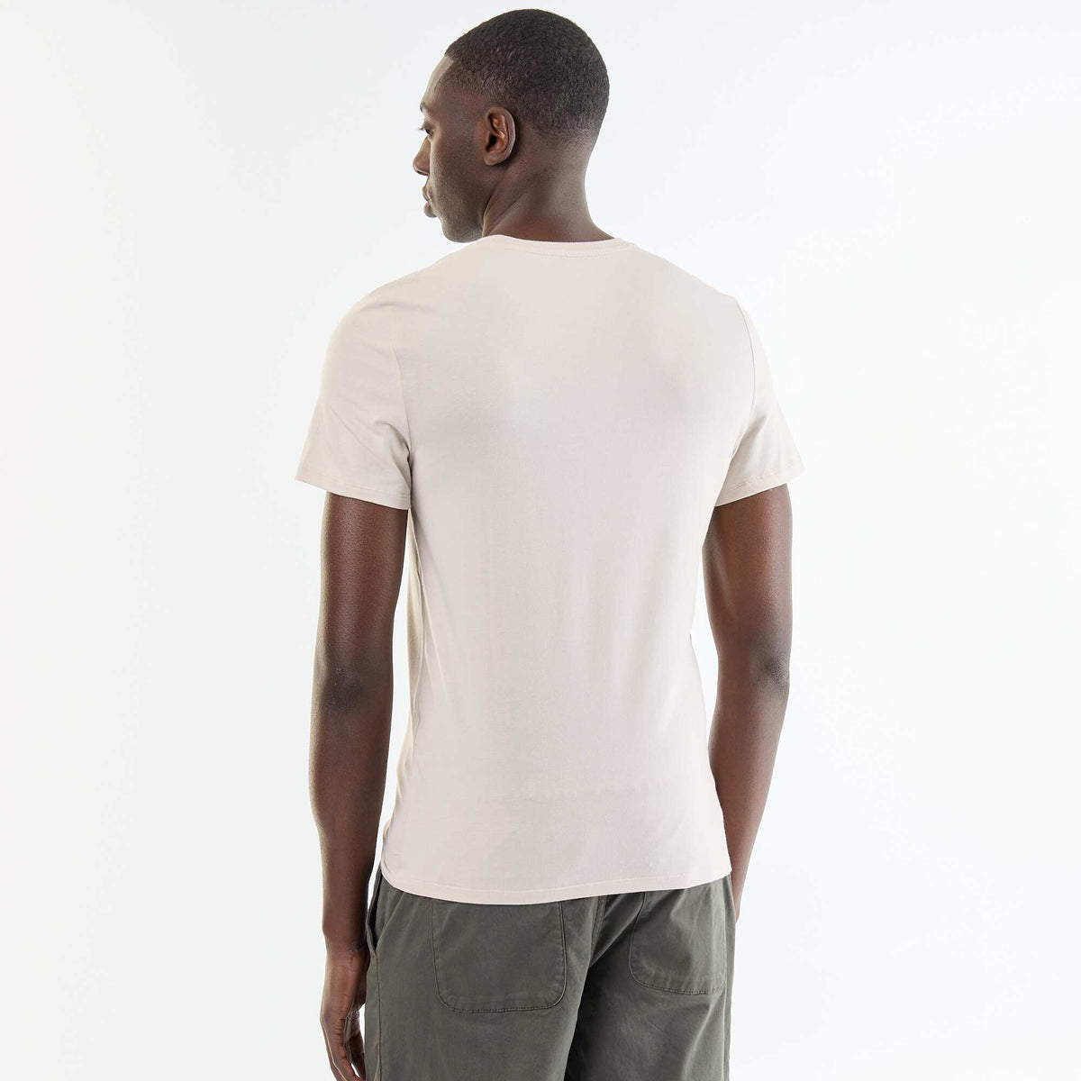Camiseta lisa - Slim fit GRIS