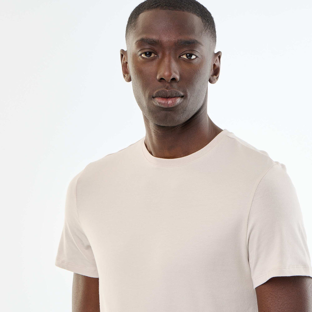 Camiseta lisa - Slim fit GRIS