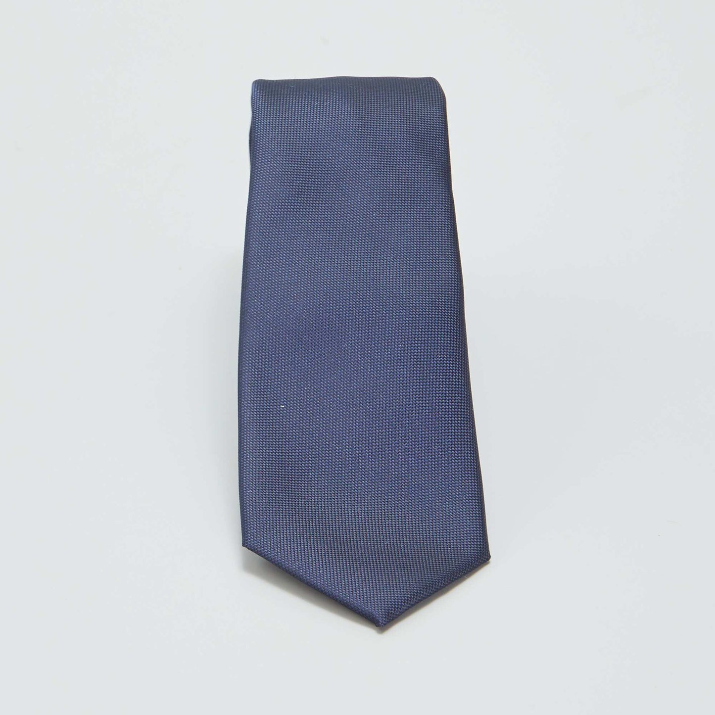 Corbata lisa texturizada Azul