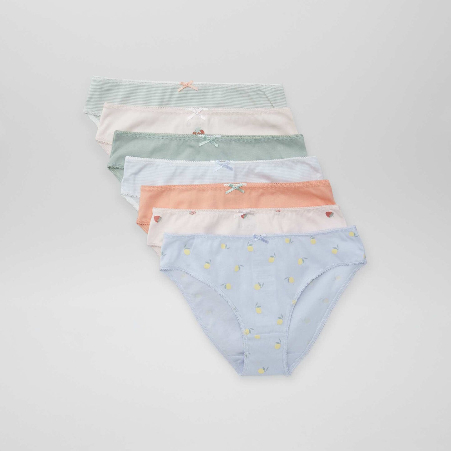 Pack de 7 braguitas AZUL