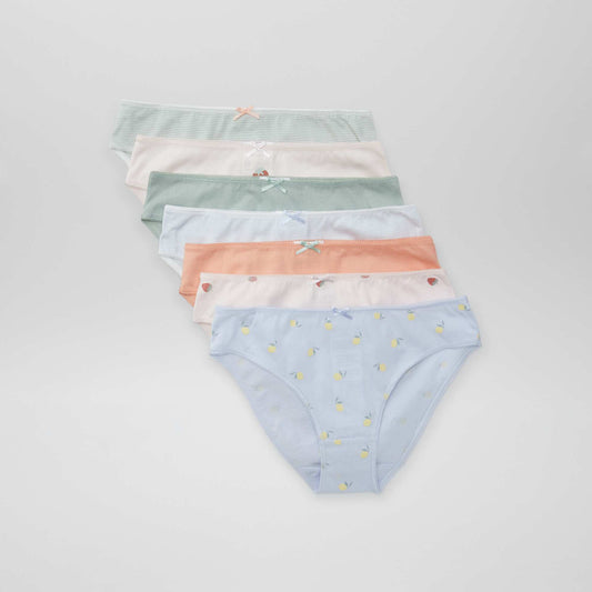 Pack de 7 braguitas AZUL