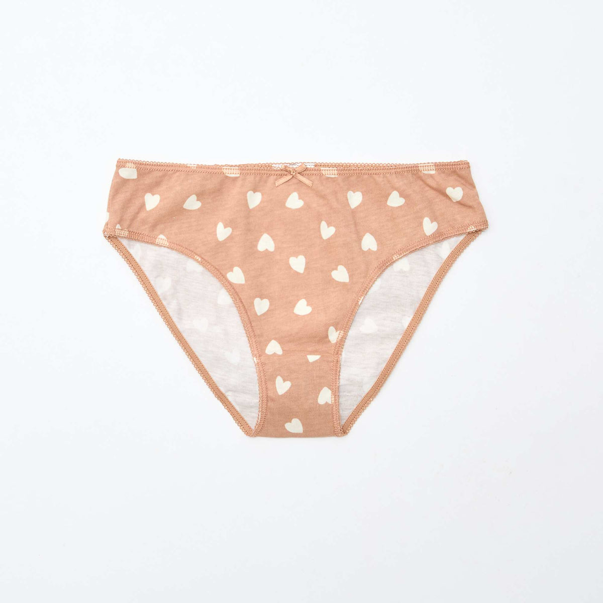 Pack de 7 braguitas MARRON