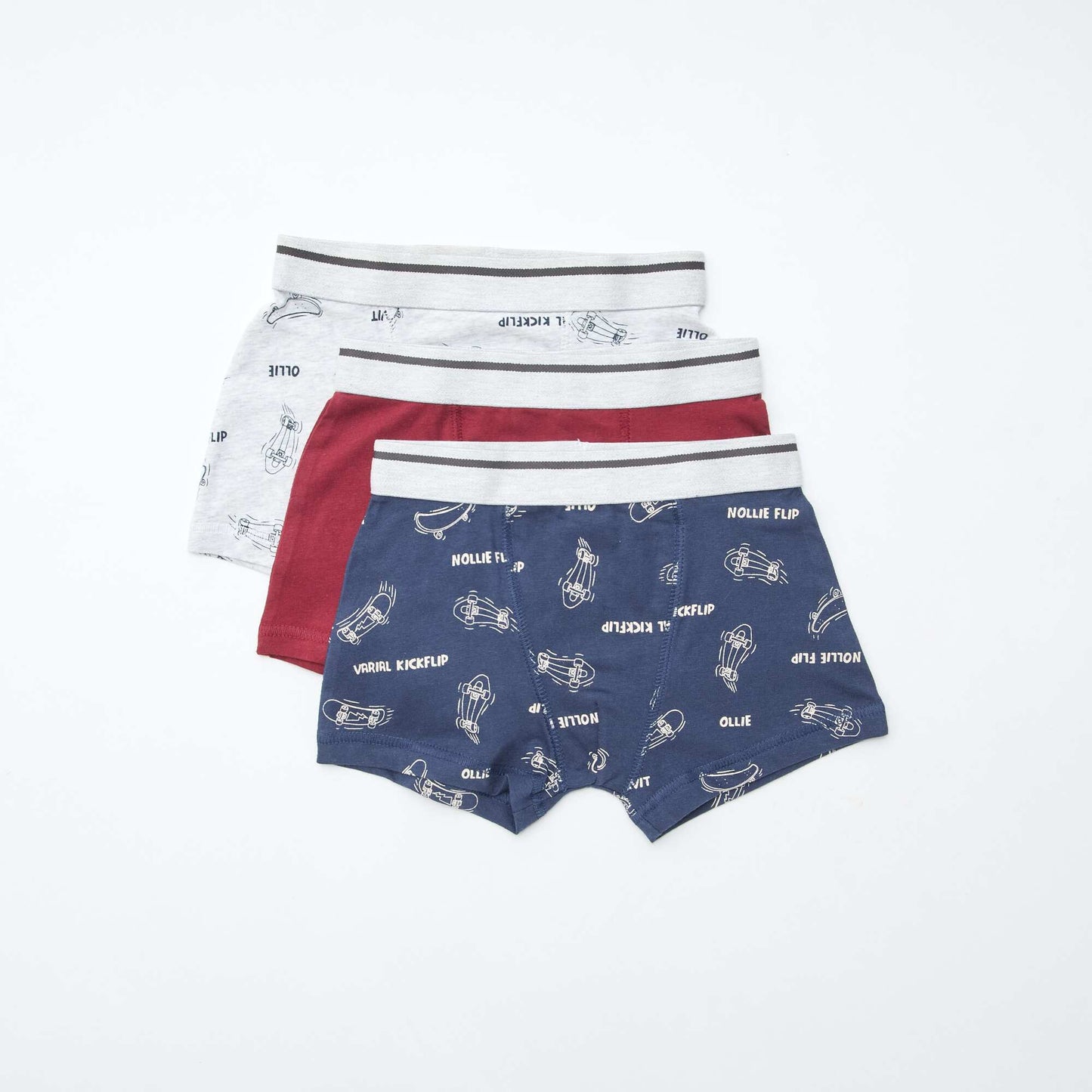 Pack de 3 bóxers stretch AZUL