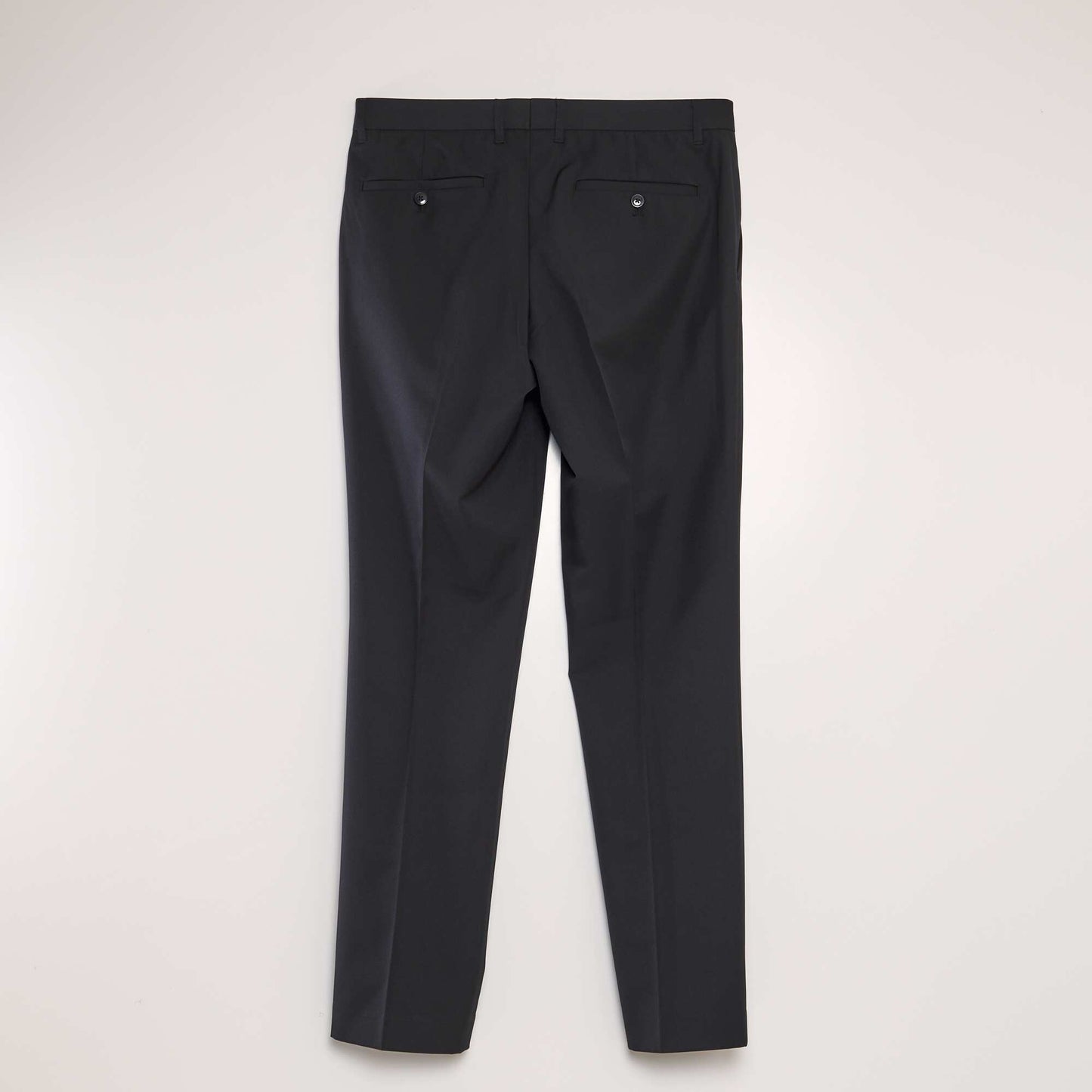 Pantalón de traje slim negro