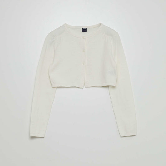 Chaqueta tipo bolero BLANCO