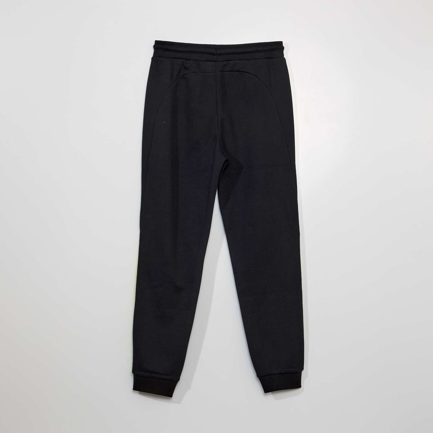 Pantalón de jogging de punto piqué negro