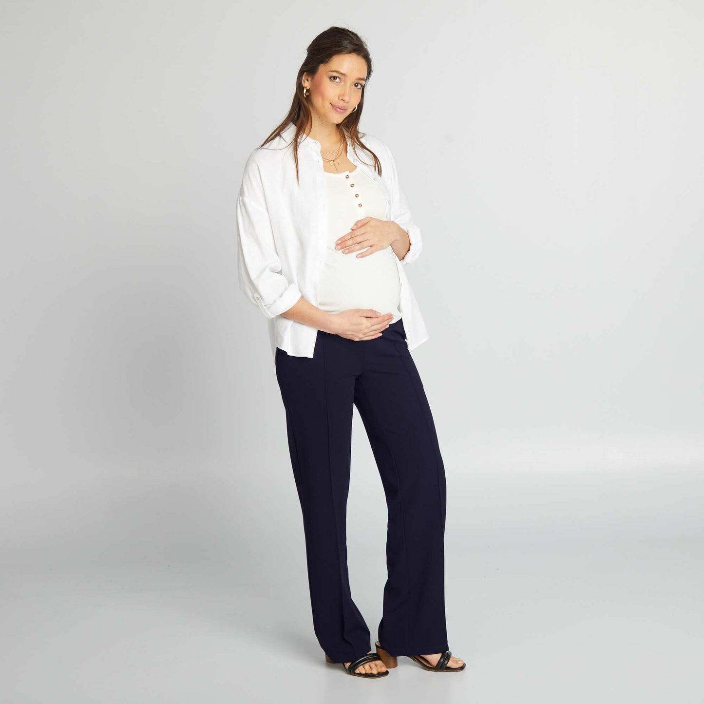 Pantalón milano maternidad NEGRO