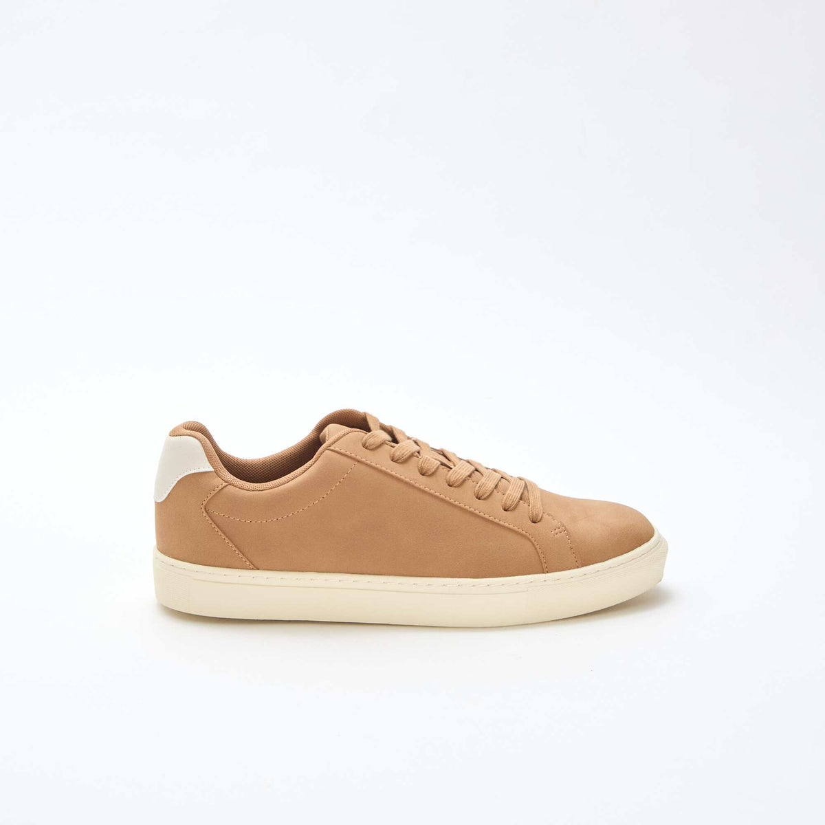 Zapatillas bajas con textura BEIGE