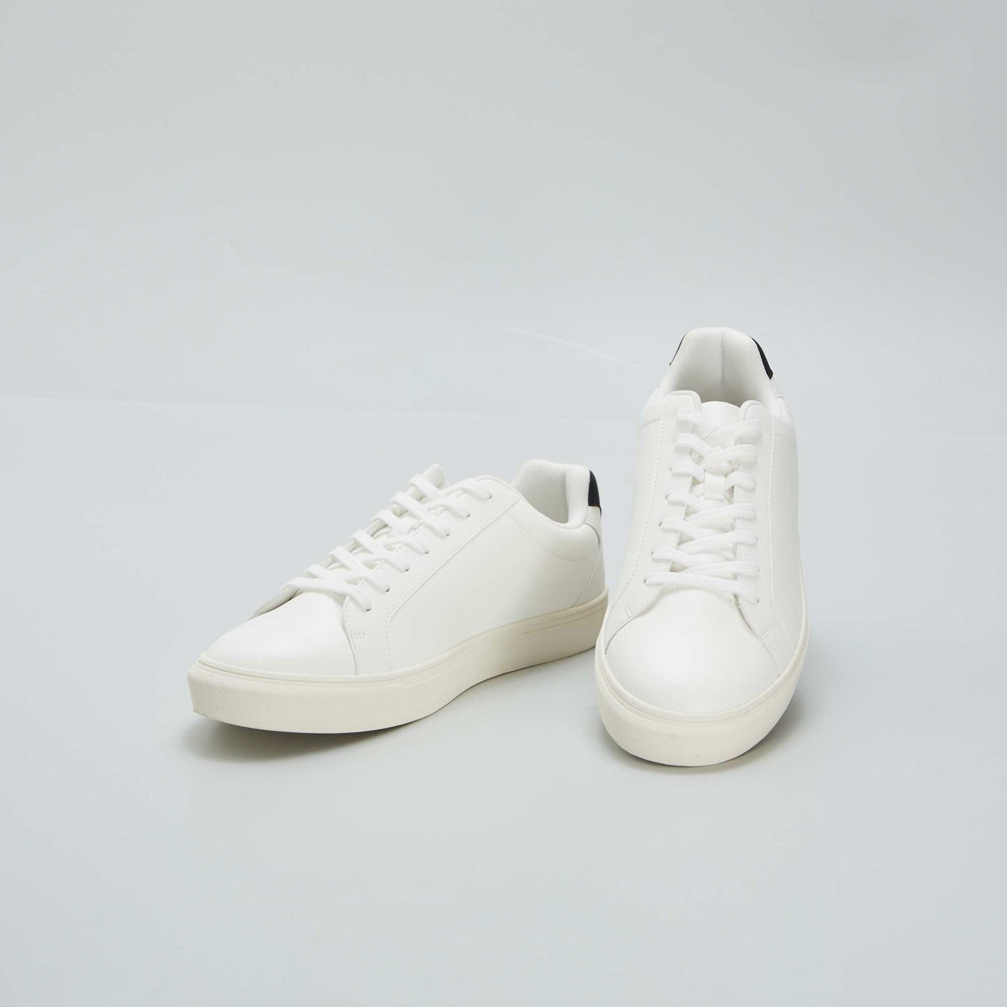 Zapatillas bajas con textura blanco