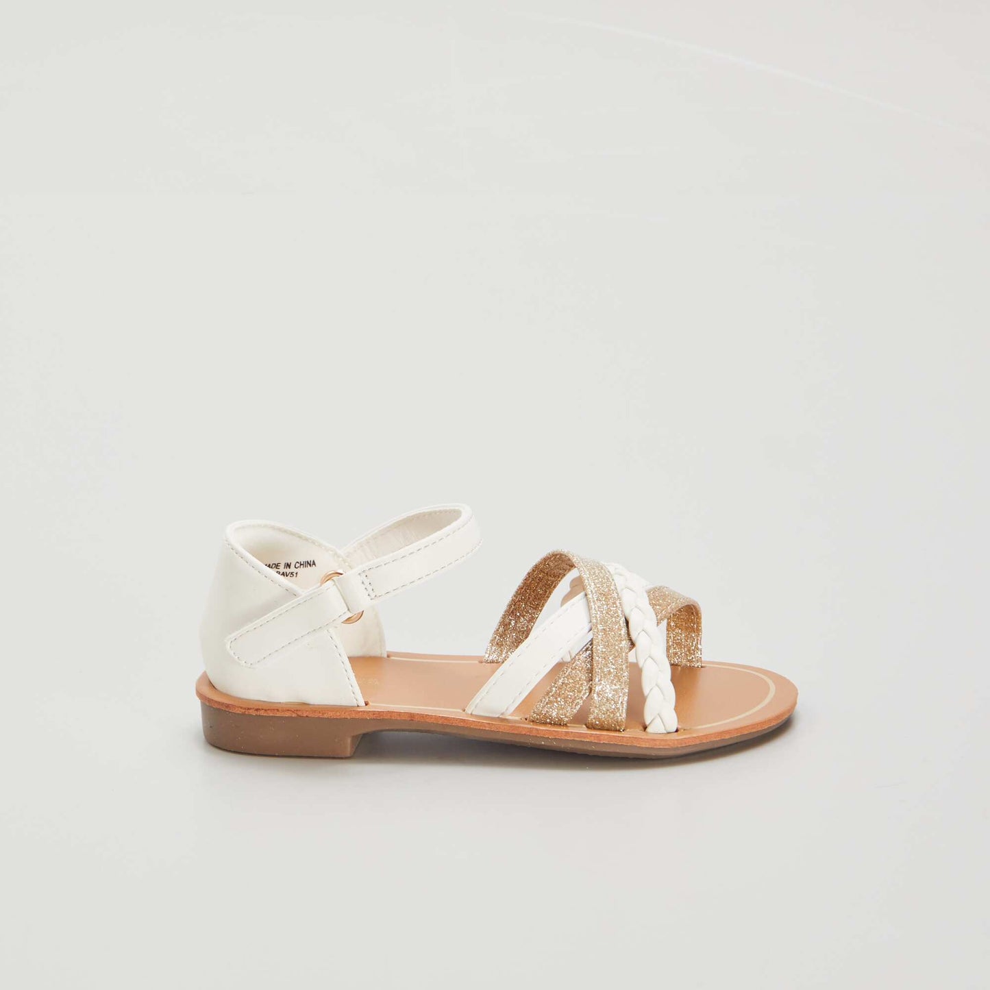 Sandalias con tiras blanco