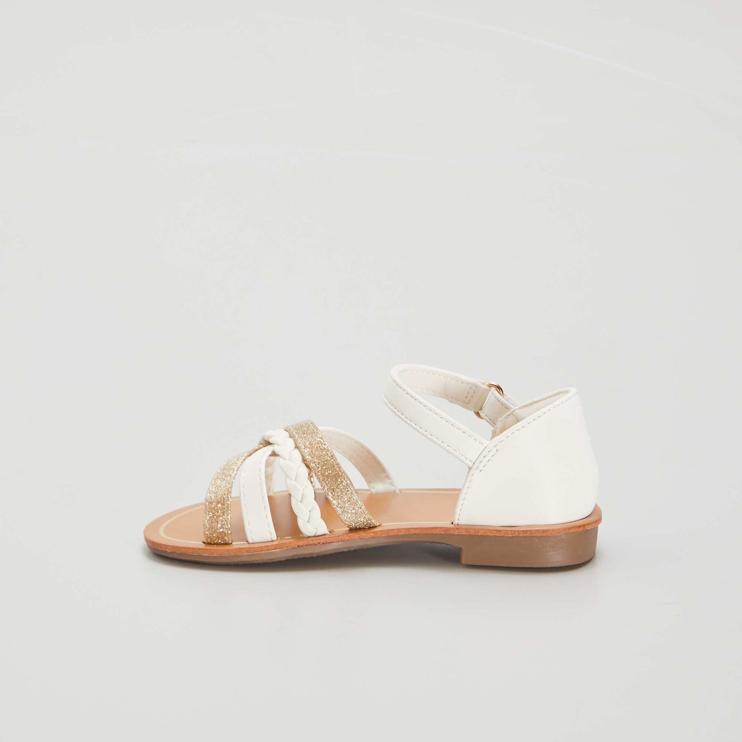 Sandalias con tiras blanco