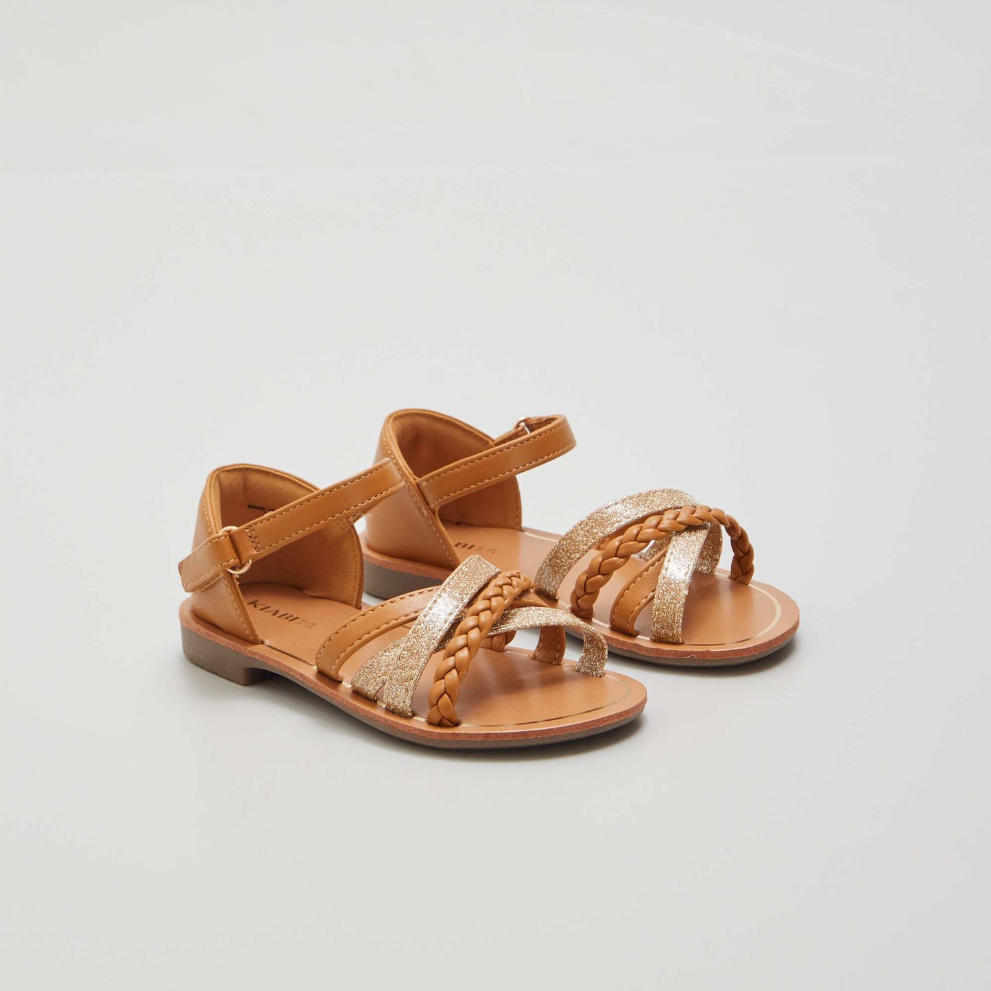 Sandalias con tiras MARRON