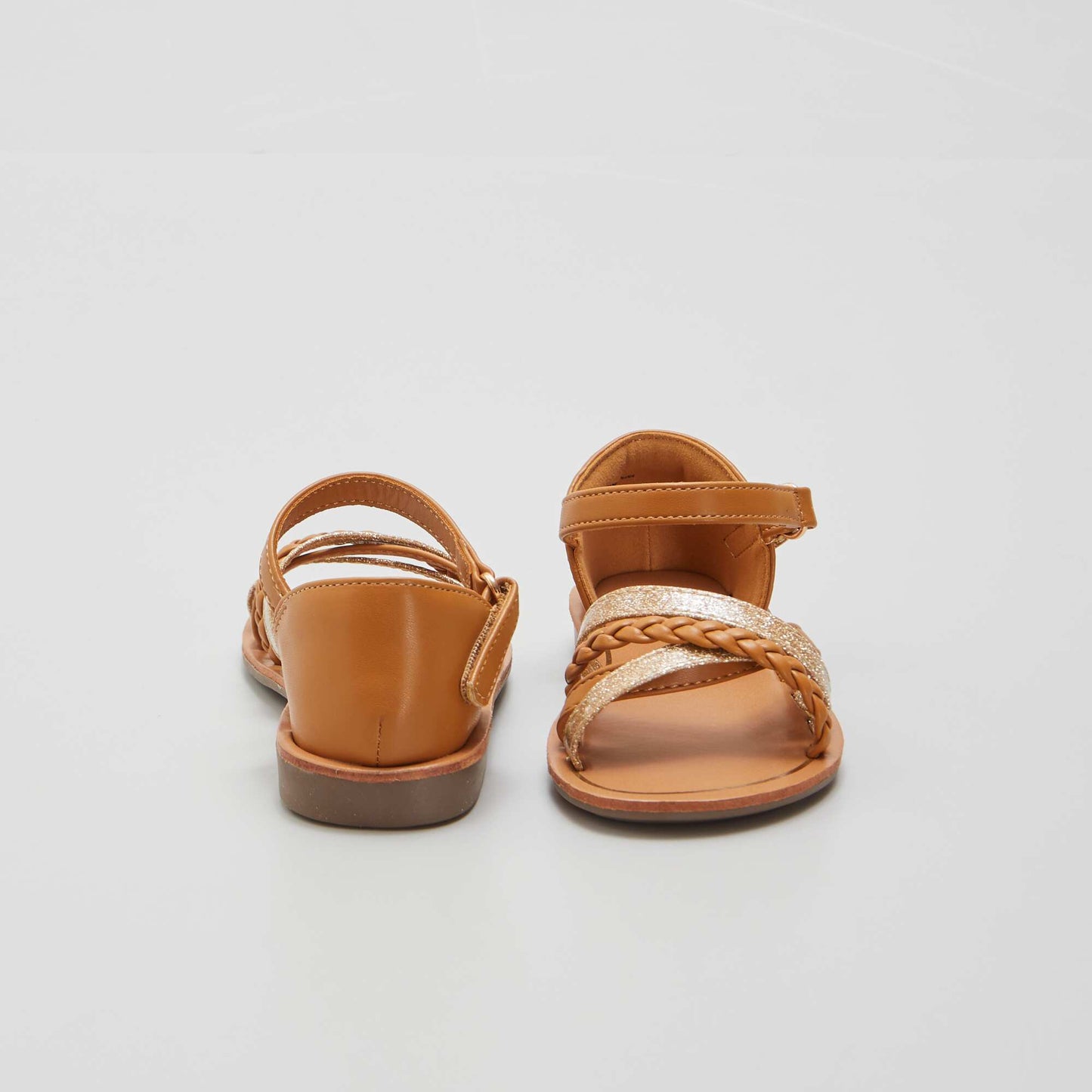 Sandalias con tiras MARRON