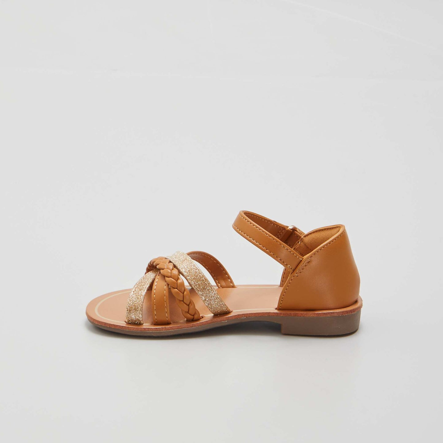 Sandalias con tiras MARRON