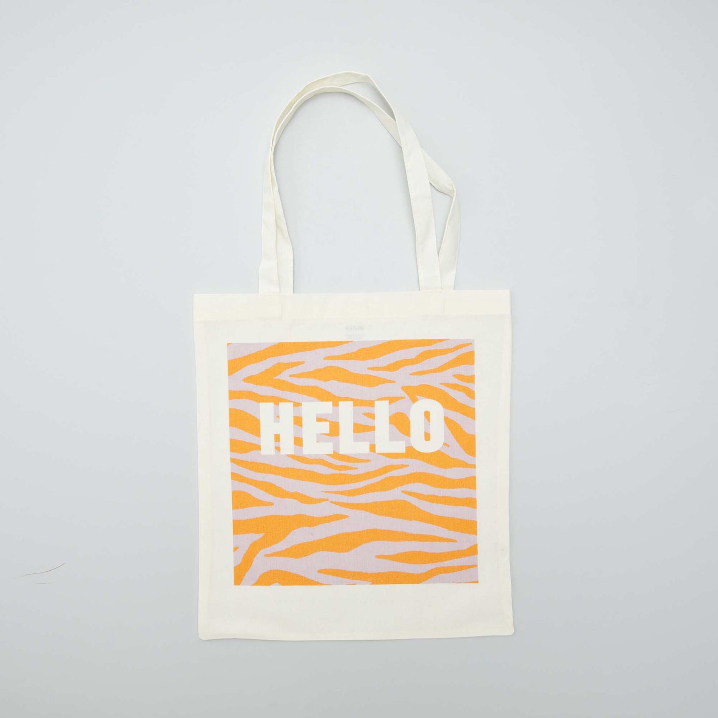 Tote bag con mensaje BEIGE