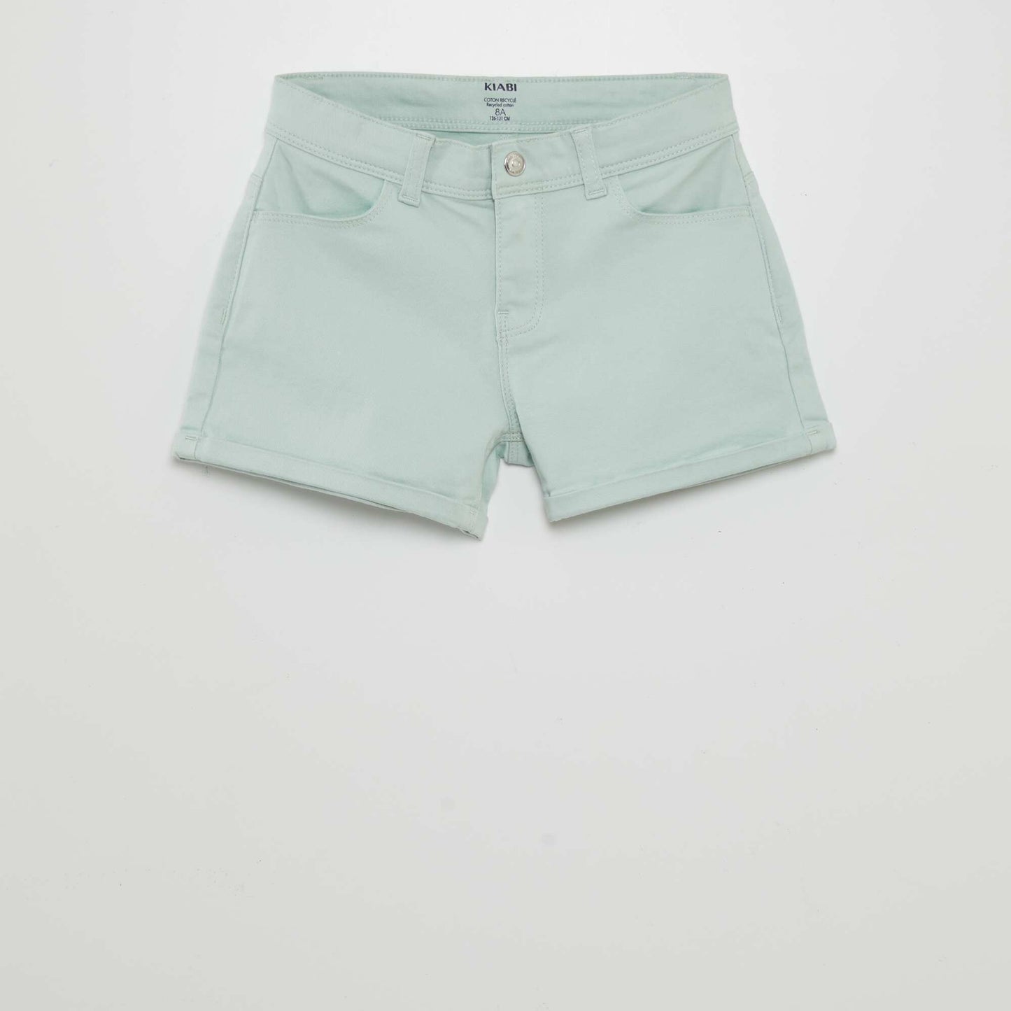 Short de sarga azul