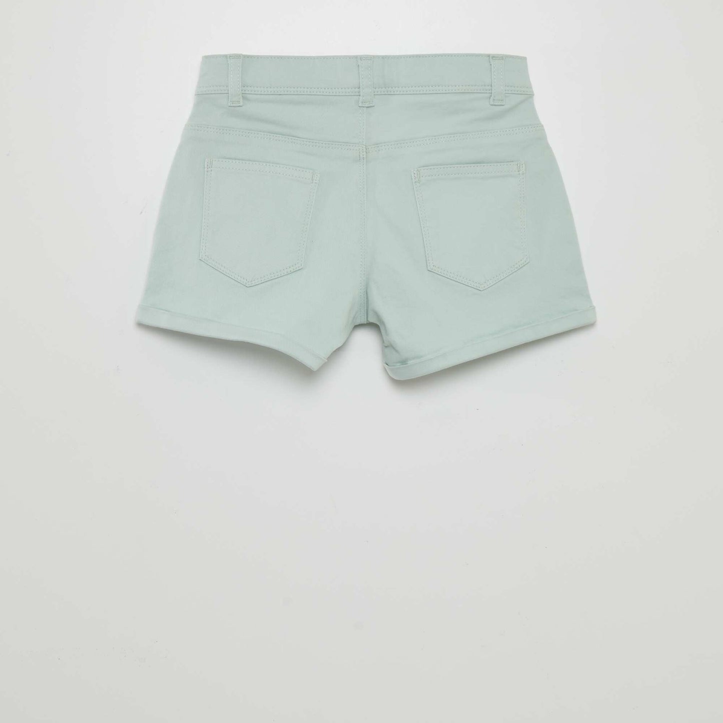 Short de sarga azul