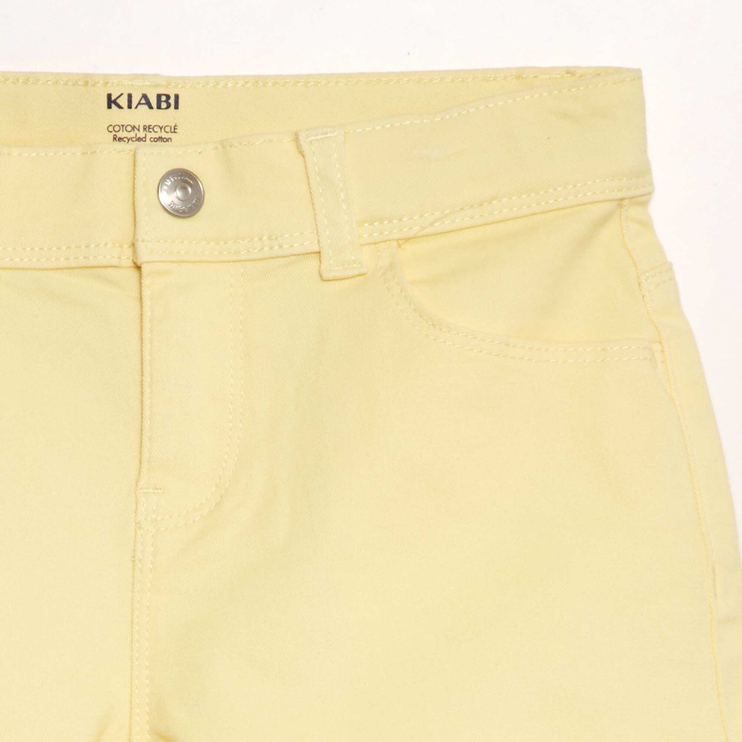 Short de sarga AMARILLO