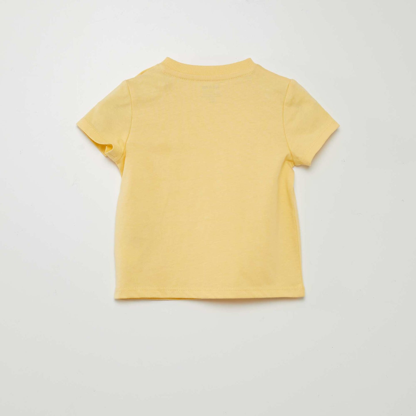 Camiseta de manga corta con bolsillos AMARILLO