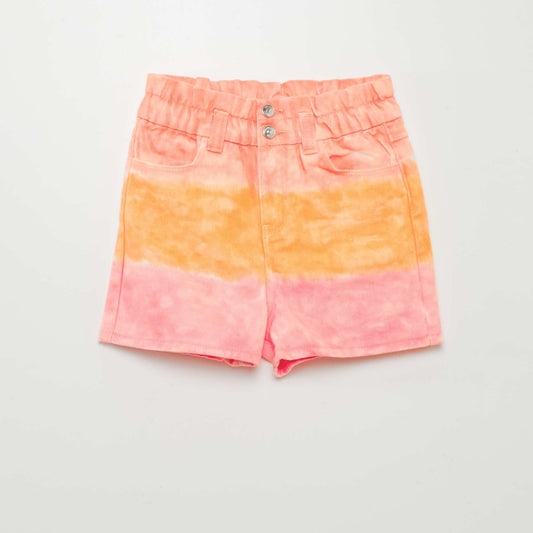 Short jean de color BLANCO