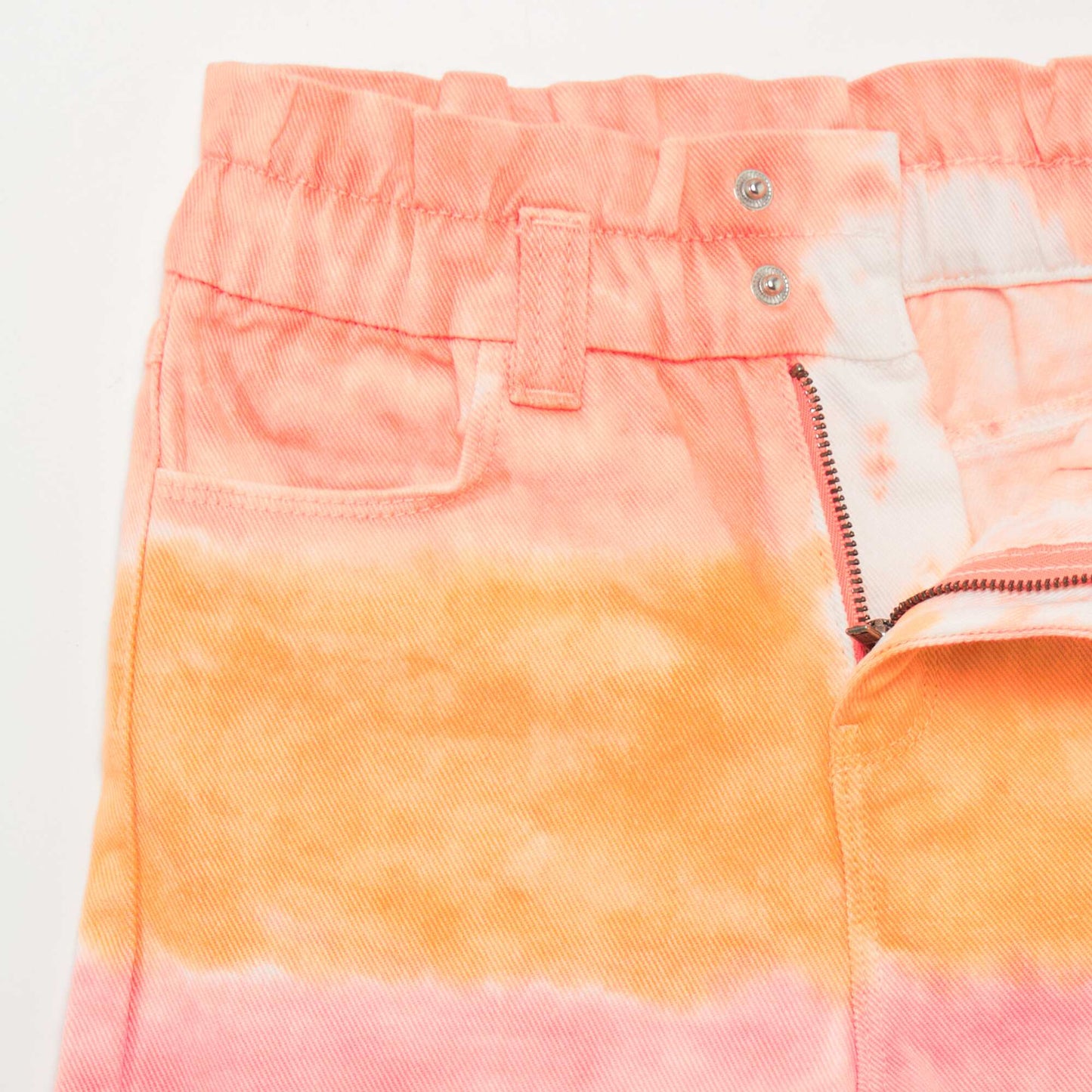 Short jean de color BLANCO